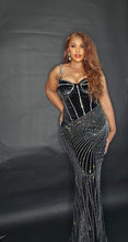Bling sleeveless maxi gown
