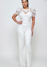 White lace jumpsuit